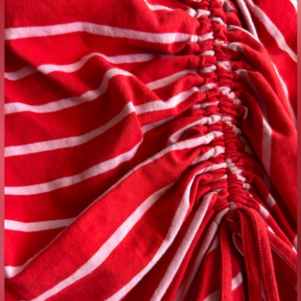 Parker Women's Lucia Ruched Skirt Midi Dress size small - Picture 9 of 10